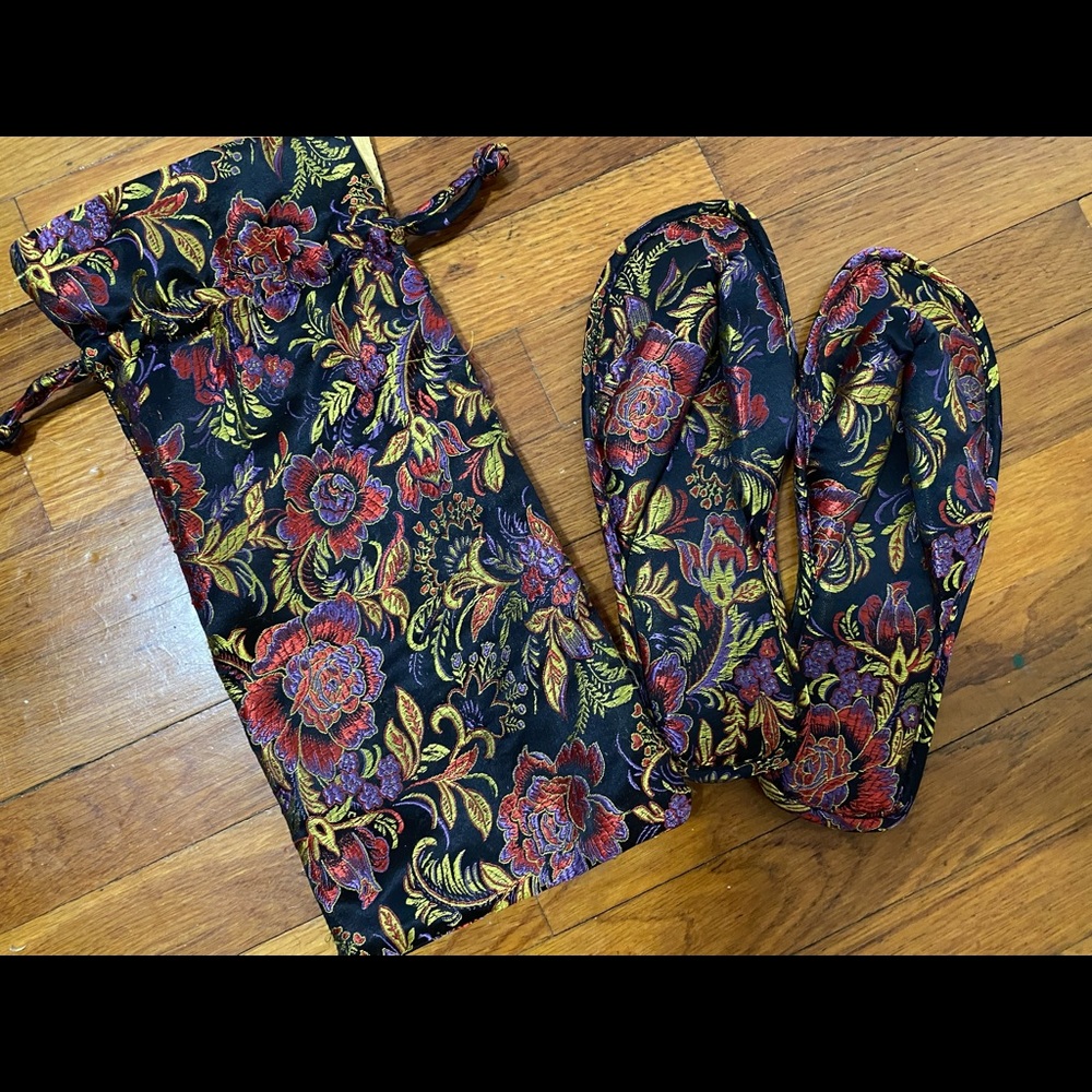 Vintage style house slippers